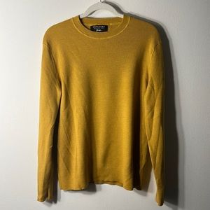 Banana republic mustard yellow baruffa sweater